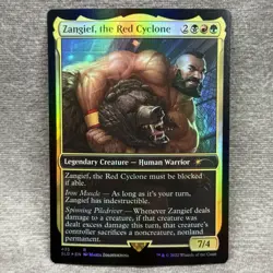 MTG Zangief, the Red Cyclone Secret Lair SLD #435 Foil NM Magic Card - Image 1