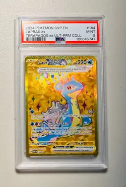 2024 Pokemon Lapras ex PSA 9 Scarlet & Violet Promo Cards #164 - Image 1