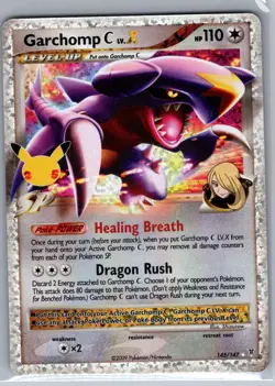 Garchomp C LV.X 145/147 Celebrations: Classic Collection - Pokemon Card - NM - Image 1