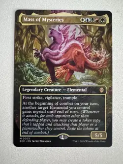 Magic the Gathering lorwyn eclipsed Mass of Mysteries Full Art NON-FOIL - Image 1