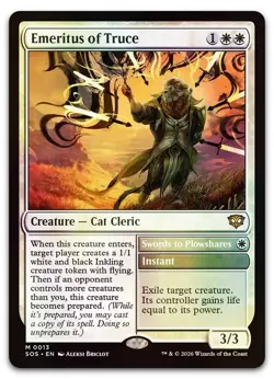 Emeritus of Truce #13- Secrets of Strixhaven Regular NM - Image 1