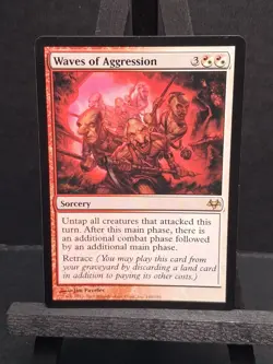 Waves of Aggression Eventide MTG Magic Rare LP Lightly Played Sorcery Commander - Image 3