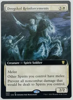 Drogskol Reinforcements (Extended Art) Commander: Innistrad: Crimson Vow Regular - Image 1