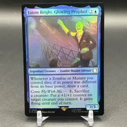 Jason Bright, Glowing Prophet 32 MTG Fallout (PIP) Rare FOIL NM - Image 2