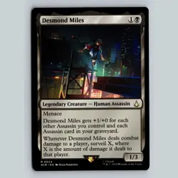 Desmond Miles - ACR #24 Rare - NM / Mint Assassin's Creed Single - Image 2