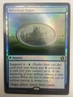 MTG FOIL Ancestral Vision - Iconic Masters #42 Magic The Gathering-NM - Image 1