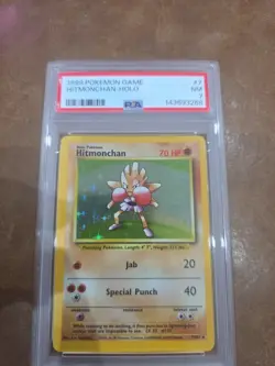 PSA 7 1999 Pokemon Game Hitmonchan- Holo - Image 1