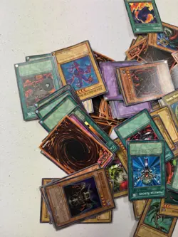 Konami Yu-Gi-Oh! TCG Mixed Card Lot - Dark Magician, Lord of D, Monster, Spell - Image 1