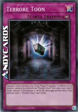 TERRORE TOON • (Toon Terror) • Super R • TOCH IT005 • Unl • YUGIOH! • ANDYCARDS - Image 1