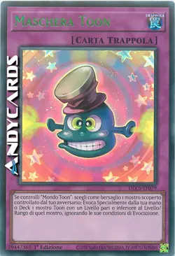 MASCHERA TOON (Toon Mask) • Ultra R Verde • DLCS IT079 • 1Ed • Yugioh ANDYCARDS - Image 1