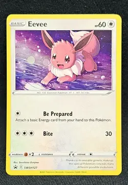 Eevee SWSH127 SWSH: Sword & Shield Promo Cards Holo - Image 1