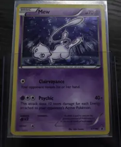 Pokemon TCG Mew XY192 XY Promo Holo Basic 70 HP Psychic Card - Image 1