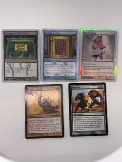 Magic: The Gathering Brion Stoutarm Wild Pair Vile Foil Lot x5 Mixed Cards - Image 1