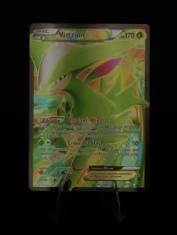 Virizion EX - 96/101 - Pokemon Plasma Blast Black White Full Art Rare Card NM - Image 1