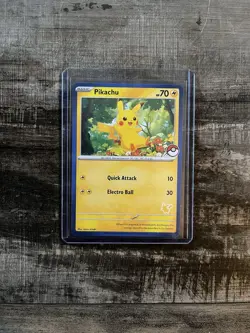 Pokemon TCG My First Battle Pikachu Blue Boarder Card- ENGLISH LP - Image 1