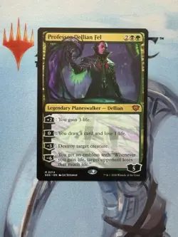 Professor Dellian Fel Secrets of Strixhaven Regular Witherbloom Planeswalker - Image 1