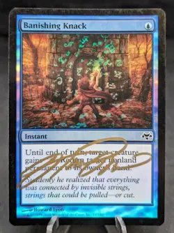 Banishing Knack FOIL | MTG Magic the Gathering Eventide | Artist Signed | MP - Image 1