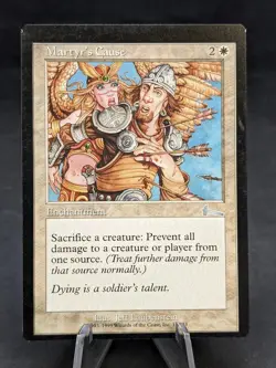 Martyr's Cause | MTG Magic the Gathering Ice Age | Miscut | MP - Image 1