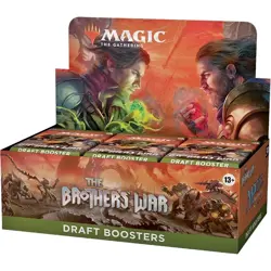 MTG Magic The Gathering The Brothers' War Draft Booster Box 36 Packs New Sealed - Image 1