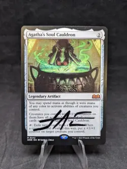 Agatha's Soul Cauldron (242) | MTG Wilds of Eldraine | Artist Signed | LP | B - Image 1