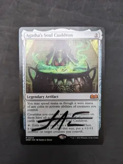 Agatha's Soul Cauldron (242) | MTG Wilds of Eldraine | Artist Signed | LP | B - Image 2