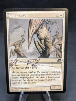 Sinew Sliver | MTG Magic Planar Chaos | Artist Signed | NM | D - Image 1
