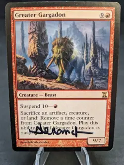 Greater Gargadon (167) | MTG Magic Time Spiral | Artist Signed | LP | A - Image 1
