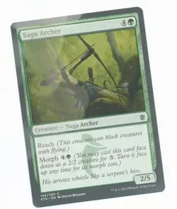 Sagu Archer | MTG Magic The Gathering Khans of Tarkir | Misprint | NM - Image 1