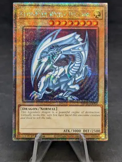 Blue-Eyes White Dragon | MP24-EN001 | Yugioh TCG | Misprinted Watermark | NM - Image 1