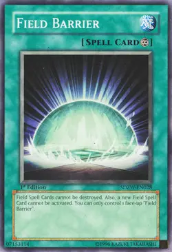Yu-Gi-Oh! - Field Barrier (SDZW-EN028) - Structure Deck Zombie World - NM - Image 1