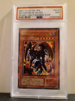 Yu-Gi-Oh! TCG Archfiend of Gilfer Shonen Jump Promo. WJ-01. PSA 9 - Image 1