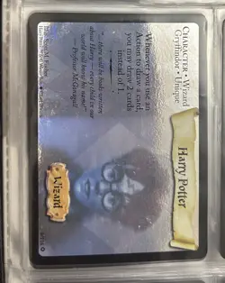 Harry Potter TCG Ghost Holo Rare Wizard Card 8/116 2001 - Image 1