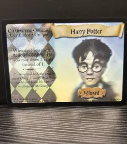 Harry Potter TCG Ghost Holo Rare Wizard Card 8/116 2001 - Image 3