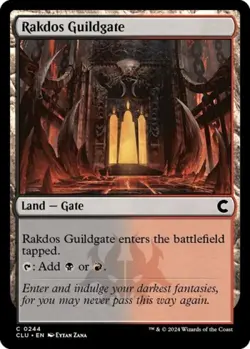 Rakdos Guildgate - Medium Play MTG Ravnica: Clue Edition - Image 1