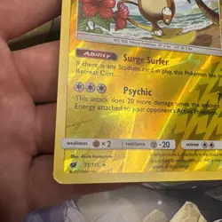 Pokemon Card Alolan Raichu Crimson Invasion Reverse Holo Rare 31/111 Near Mint - Image 5