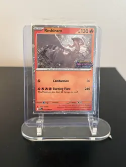 Pokemon Reshiram Phantasmal Flames Stamped Holo Rare 130 HP Card 017/094 - Image 1