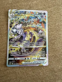Mewtwo VSTAR GG44/GG70 Crown Zenith Galarian Gallery Pokemon Card –Full Art Holo - Image 2