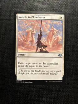 Swords to Plowshares MTG Dominaria Remastered Regular - Image 1