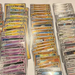 Pokemon Mega Evolution 130 card Lot- Bulbasaur Ninetales Lillie Ralts Xerneas - Image 4