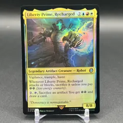 Liberty Prime, Recharged Universes Beyond: Fallout Foil MTG Magic The Gathering - Image 2