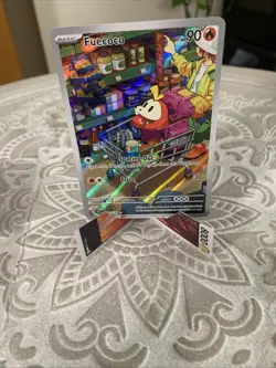 2023 Pokemon Fuecoco Illustration Rare Full Art Holo Card Paldea Evolved 201/193 - Image 1
