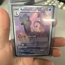 NMT Pokemon TCG Aurorus 092/088 Me03: Perfect Order Holo Full Art Card - Image 2