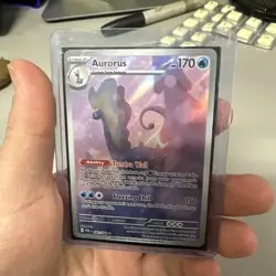 NMT Pokemon TCG Aurorus 092/088 Me03: Perfect Order Holo Full Art Card - Image 3