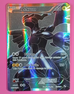 Pokemon card Zekrom 114/114 Black and White full art holo - Image 1
