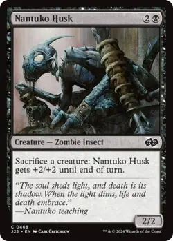 Nantuko Husk - Light Play MTG Foundations Jumpstart - Image 1