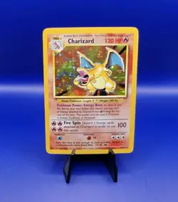 Charizard 4/102 Base Set Holo Rare Pokemon Card 1999 WOTC TCG Vintage Pokemon - Image 1