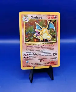 Charizard 4/102 Base Set Holo Rare Pokemon Card 1999 WOTC TCG Vintage Pokemon - Image 2