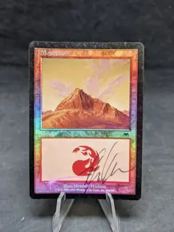 Mountain FOIL | MTG Magic Onslaught #346 | Artist Signed | MP | A - Image 1