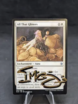 All That Glitters | MTG Magic Throne of Eldraine | Artist Signed | NM | B - Image 1