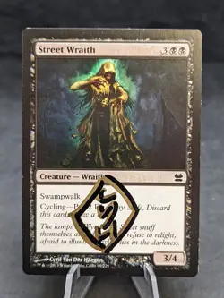 Street Wraith | MTG Magic Modern Masters | Artist Signed | MP | A - Image 1